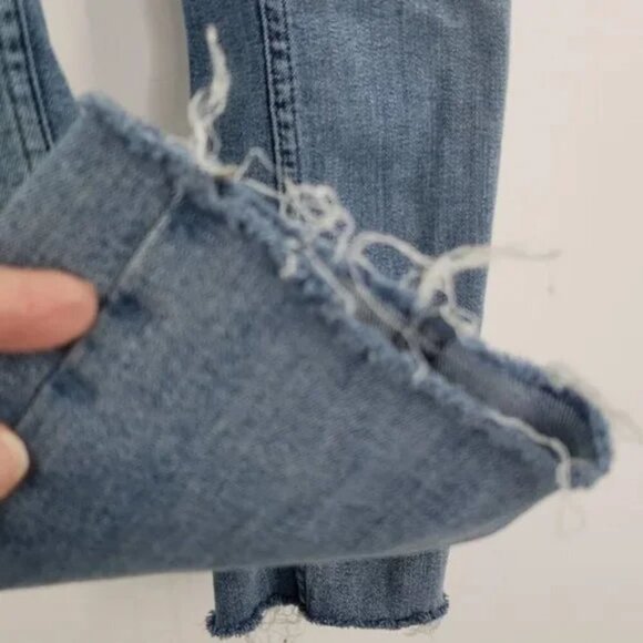 Free People Raw Hem High Rise Jeggings Jeans - Picture 4 of 6